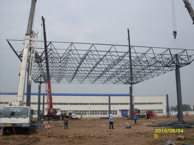 網架安裝的各種形式