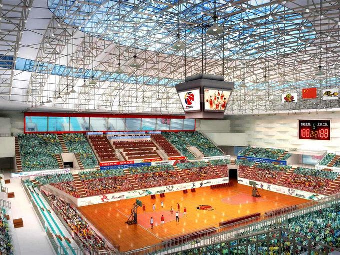 球海體育中心桁架采光屋面